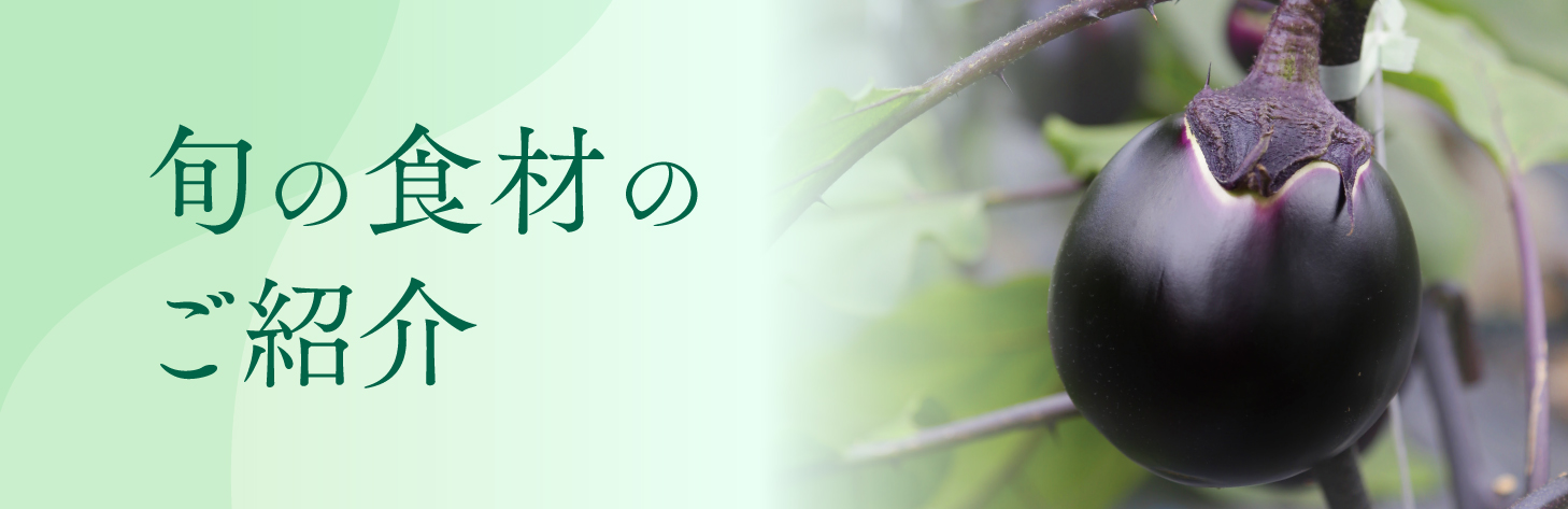 旬の食材のご紹介