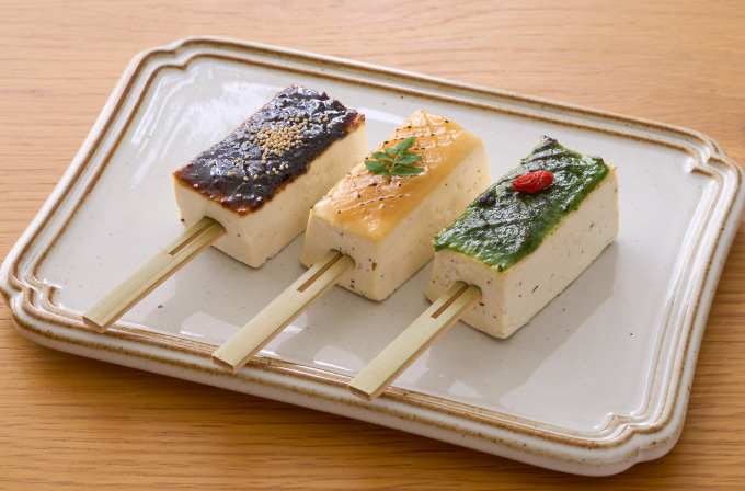 豆腐の三食田楽イメージ