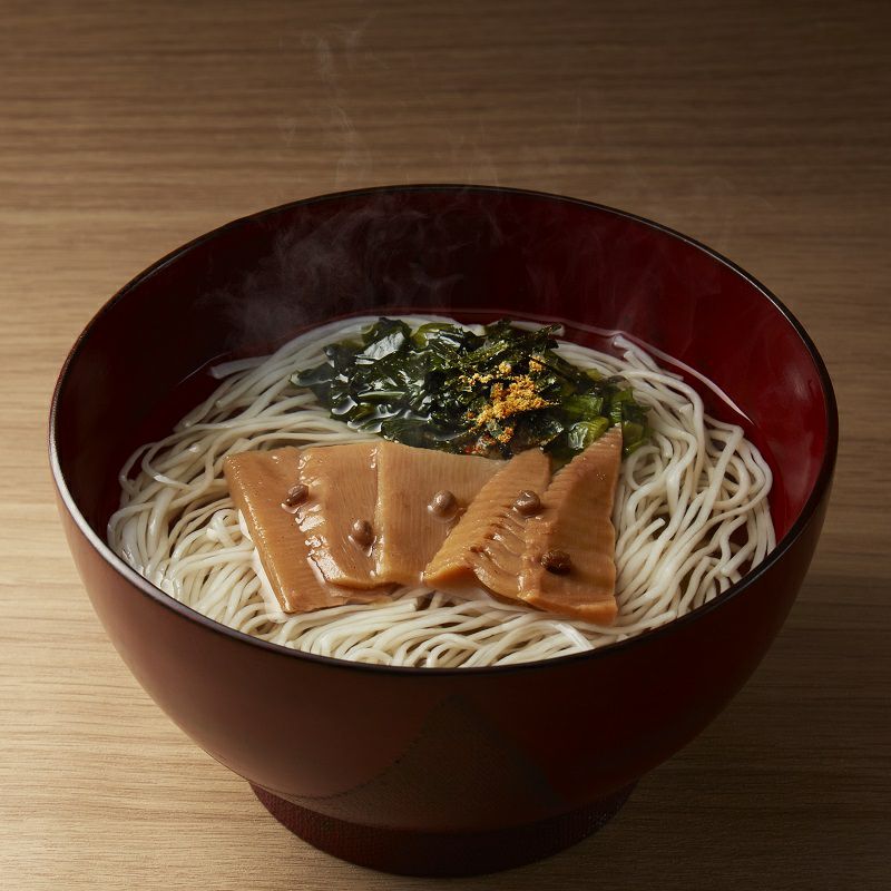 京都産筍にゅう麺│柔らかく甘みある筍です 京料理 美濃吉