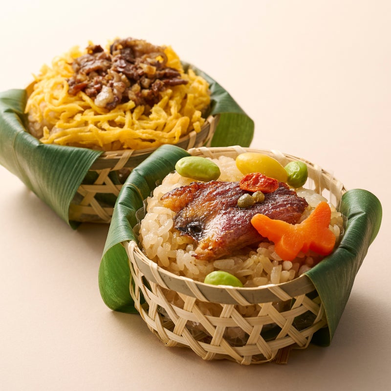 うなぎの飯蒸しと和牛の飯蒸しの詰合せイメージ